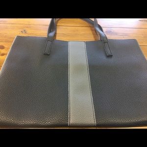 Vince Camuto Shoulder tote Bag Black w/Grey